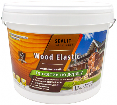 Приобрести ГЕРМЕТИК - Sealit Wood Elastic для работы с деревянными материалами 5 л в Березниках, Пермский край